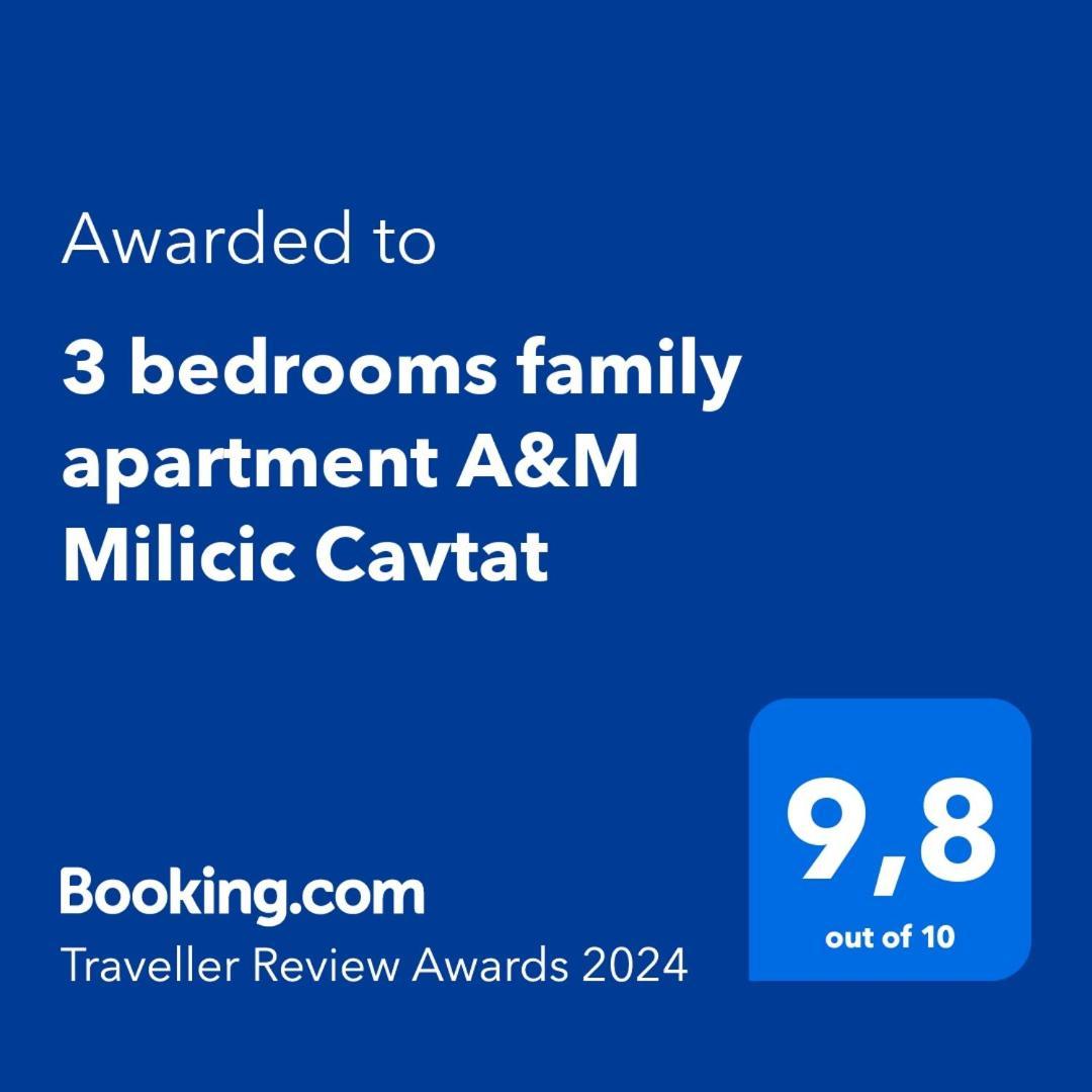 A&M Cavtat Family Apartment - 3 Bedrooms And Free Parking Экстерьер фото